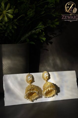 Indian Mother Pearl Jhumki