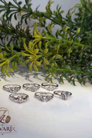 Metal One Stone Rings