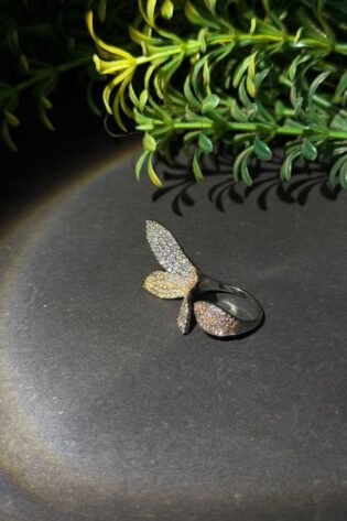Original American Diamond Flower Ring