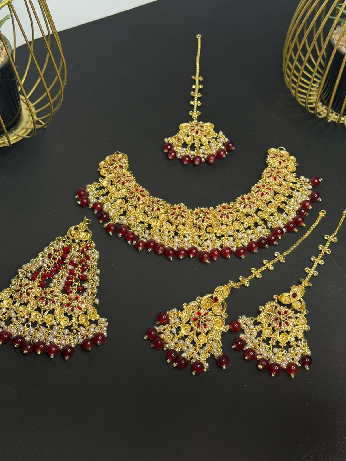 Original Manjoos Bridal Necklace Set